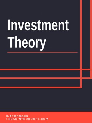 cover image of Investment Theory